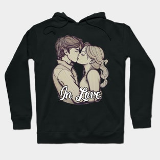 Couple Kiss In Love Hoodie